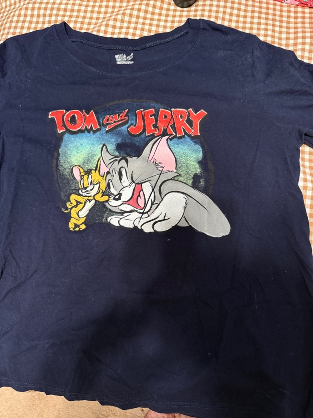 Disney Tom and Jerry Navy Graphic Tee